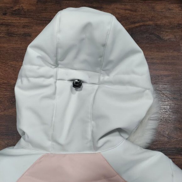 Sweaty Betty Method Hybrid Ski Jacket Faux Fur Hood Women's M, No Belt - Picture 6 of 15